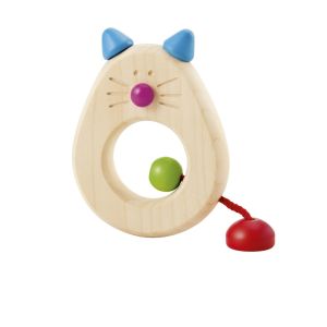 Catina, Katzen, Greifling aus Holz, 8,5 cm