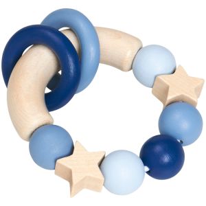 bellybutton: Glücksgriff blau, Greifling aus Holz, 7,5 cm